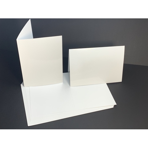 Gloss white card blanks size C