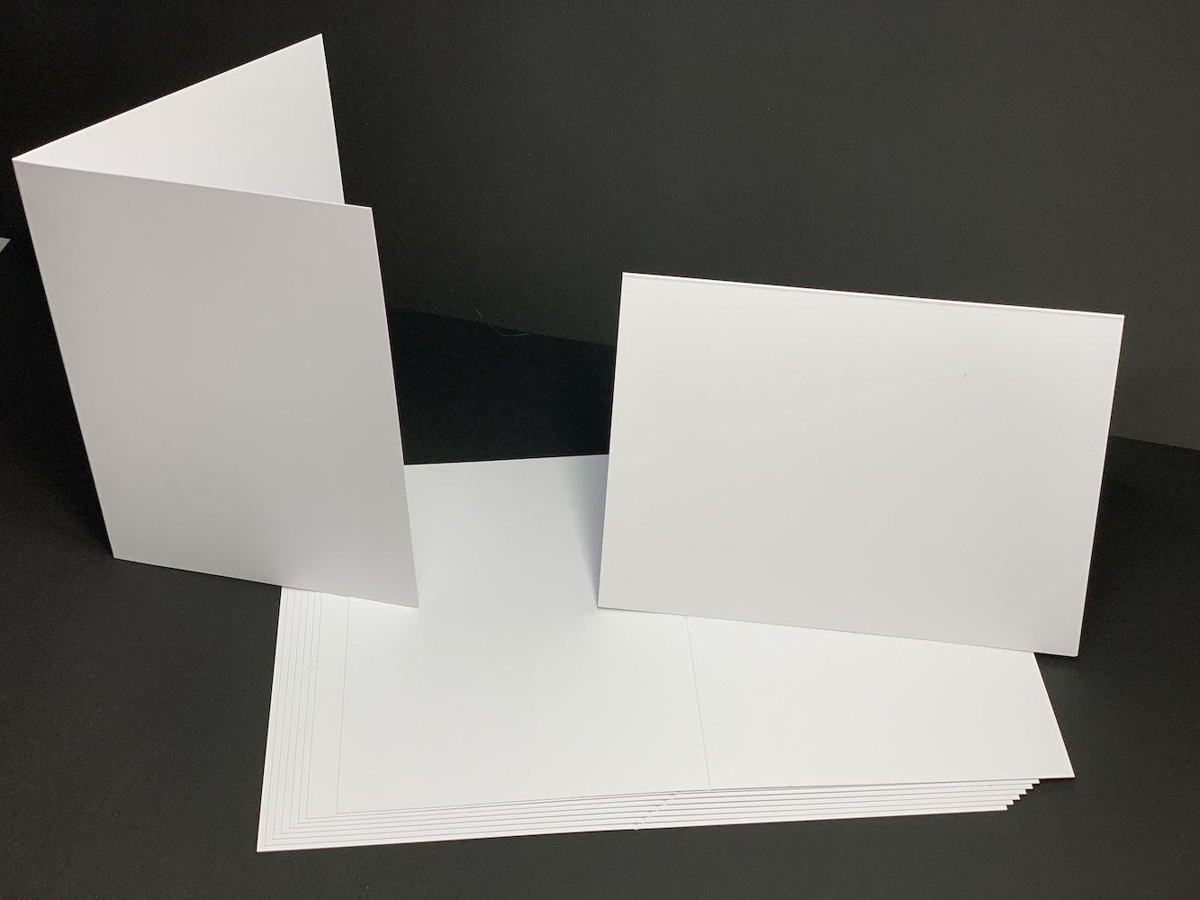 5 x 7 White Card Blanks, 300gsm