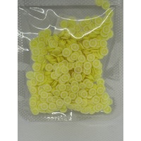 1000pcs Polymer Clay Flakes - Resin - Lemon