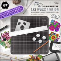 All-in-One Magnetic Mat Art Work Station 