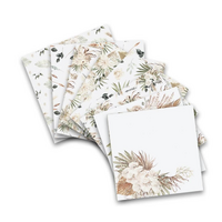 Earthly Delights Collection - Vellum paper 203.2mm Square (8 x 8") 8 Designs x 3 each