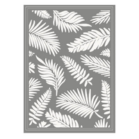 COUTURE CREATIONS STENCIL - EARTHY DELIGHTS - PALM LEAVES (127 X 177.8MM)