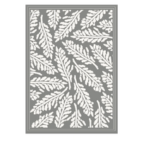 COUTURE CREATIONS STENCIL - EARTHY DELIGHTS - FERN LEAVES (127 X 177.8MM)