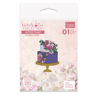 Vintage Tea Collection - Stamp - Floral Cake