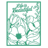 Life is Beautiful Cutting Die Set (2pc)