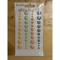 Life is Beautiful - Enamel Dots - 44pcs