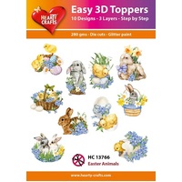 Hearty Crafts Easter Animals Die Cut Paper Tole