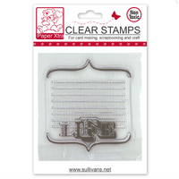Mini Clear Stamp -  Life