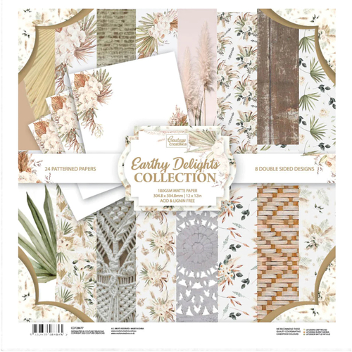 Earthly Delights Collection - Matte Paper 180gsm 304.8mm Square (12") 24 per pack