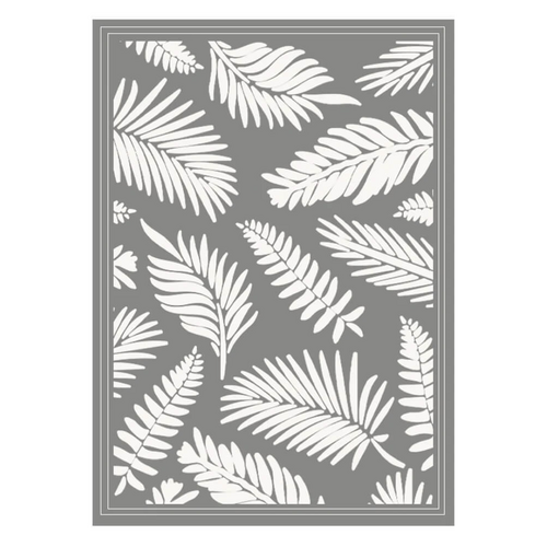 COUTURE CREATIONS STENCIL - EARTHY DELIGHTS - PALM LEAVES (127 X 177.8MM)