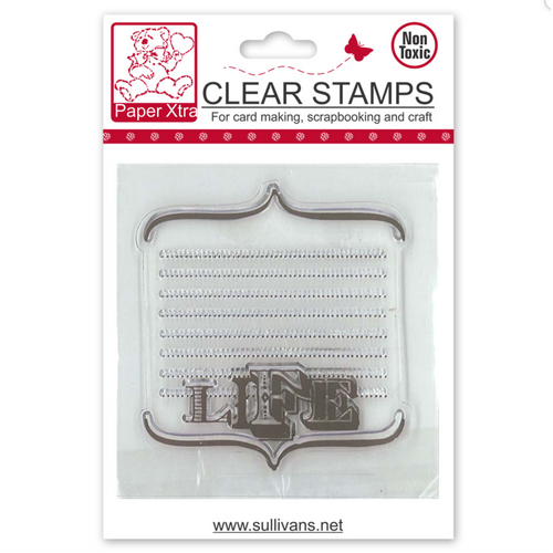 Mini Clear Stamp -  Life